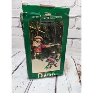 Dillards Trimmings Puppet Ornaments - Set of 2 Marionette‎ Puppets